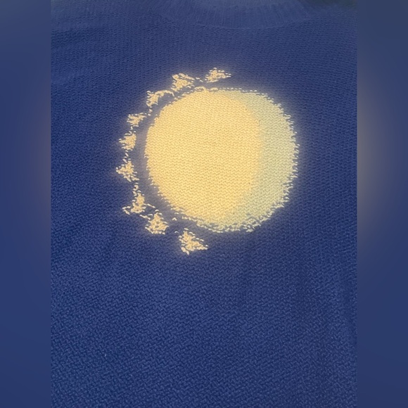 Free People Opal moon Xsmall oversize boho sweater - Picture 5 of 5